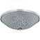 Maxim Glimmer 22" Wide Silver Ceiling Light