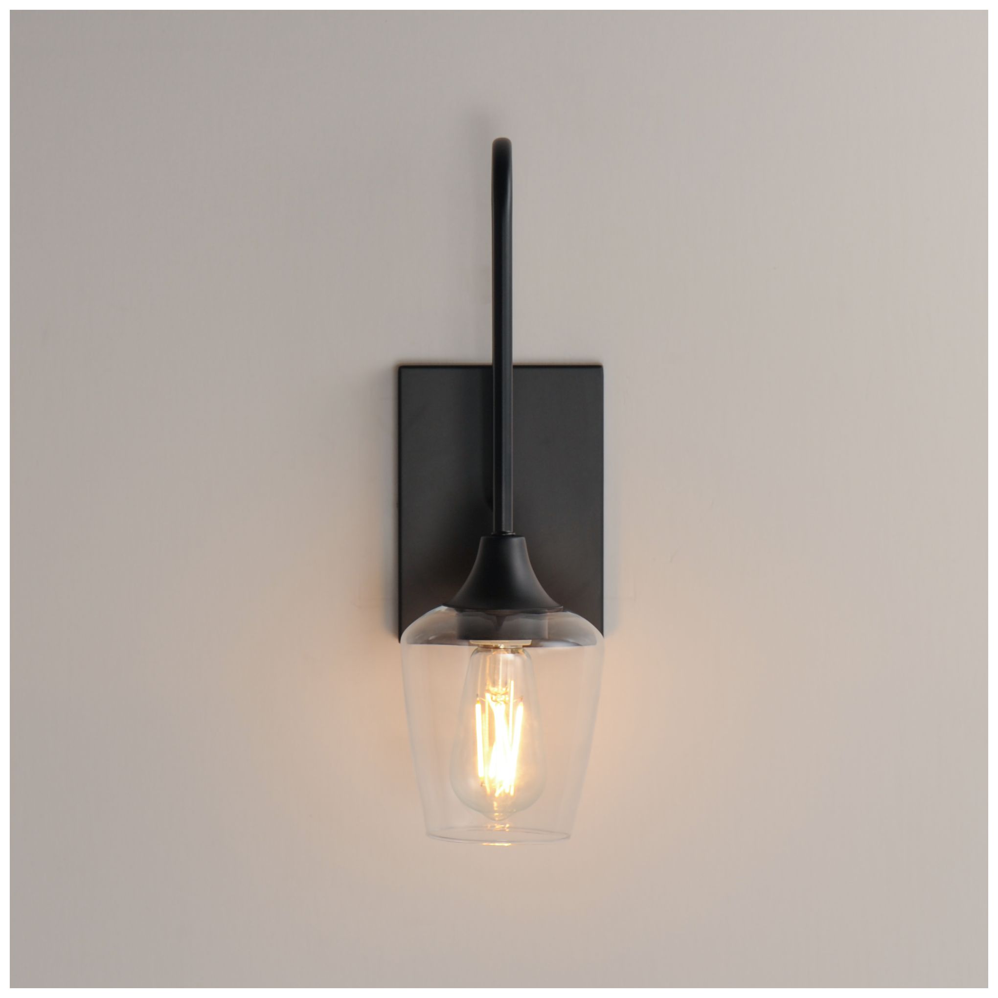 Image 3 Maxim Goblet 15 3/4" High Black 1-Light Wall Sconce more views