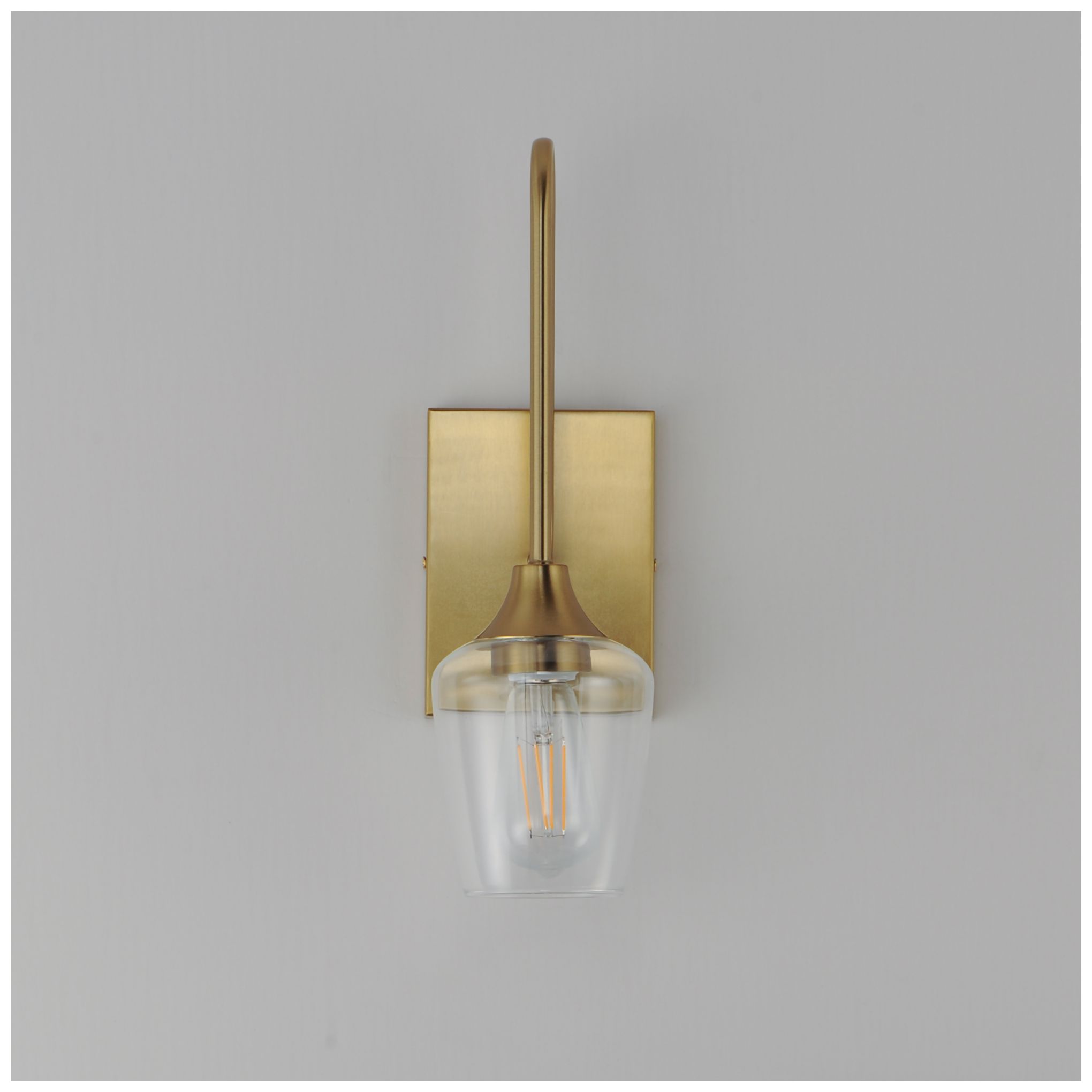 Image 2 Maxim Goblet 15 3/4" High Natural Aged Brass 1-Light Wall Sconce more views