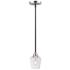 Maxim Goblet 4 3/4" Wide Black and Satin Nickel Mini Pendant