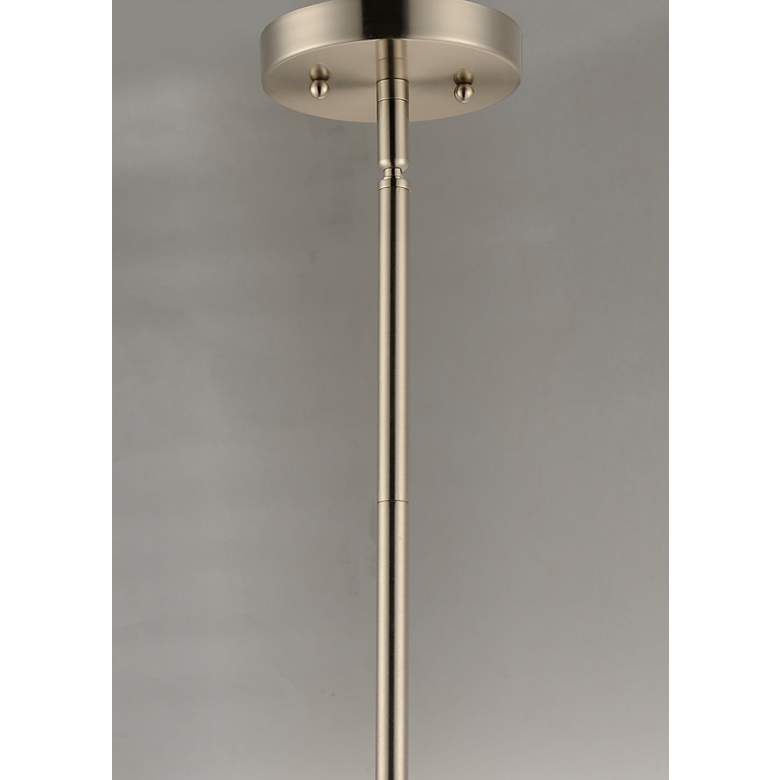 Image 4 Maxim Gourd 11 3/4" Wide Satin Nickel Mini Pendant Light more views