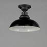 3_Maxim Granville 12" Wide Gloss Black Outdoor Ceiling Light more views