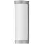 1_Maxim Halfpipe 15" Brushed Aluminum LED Outdoor Sconce - 5CCT