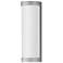 Maxim Halfpipe 15" Brushed Aluminum LED Outdoor Sconce - 5CCT