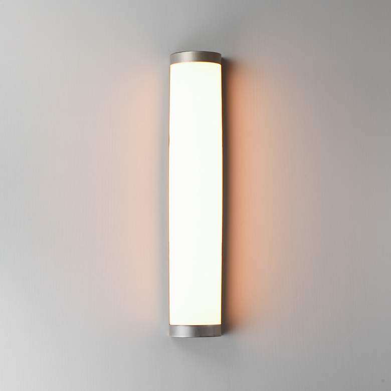 Image 3 Maxim Halfpipe 26" Brushed Aluminum LED Outdoor Sconce - 5CCT more views
