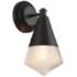 Maxim Hargreaves 12" High Black 1-Light Wall Sconce