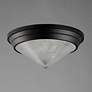 2_Maxim Hargreaves 16 1/2" Wide Black 3-Light Flush Mount more views