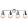 Maxim Hargreaves 33 1/4" Wide Polished Chrome 4-Light Bath Vanity