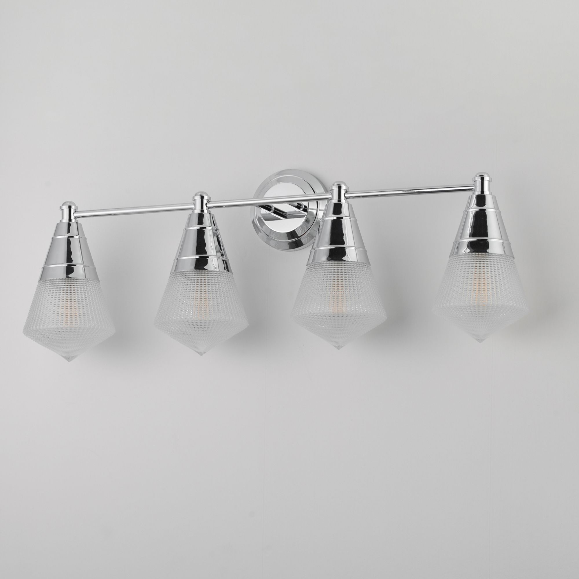 Image 3 Maxim Hargreaves 33 1/4" Wide Polished Chrome 4-Light Bath Vanity more views