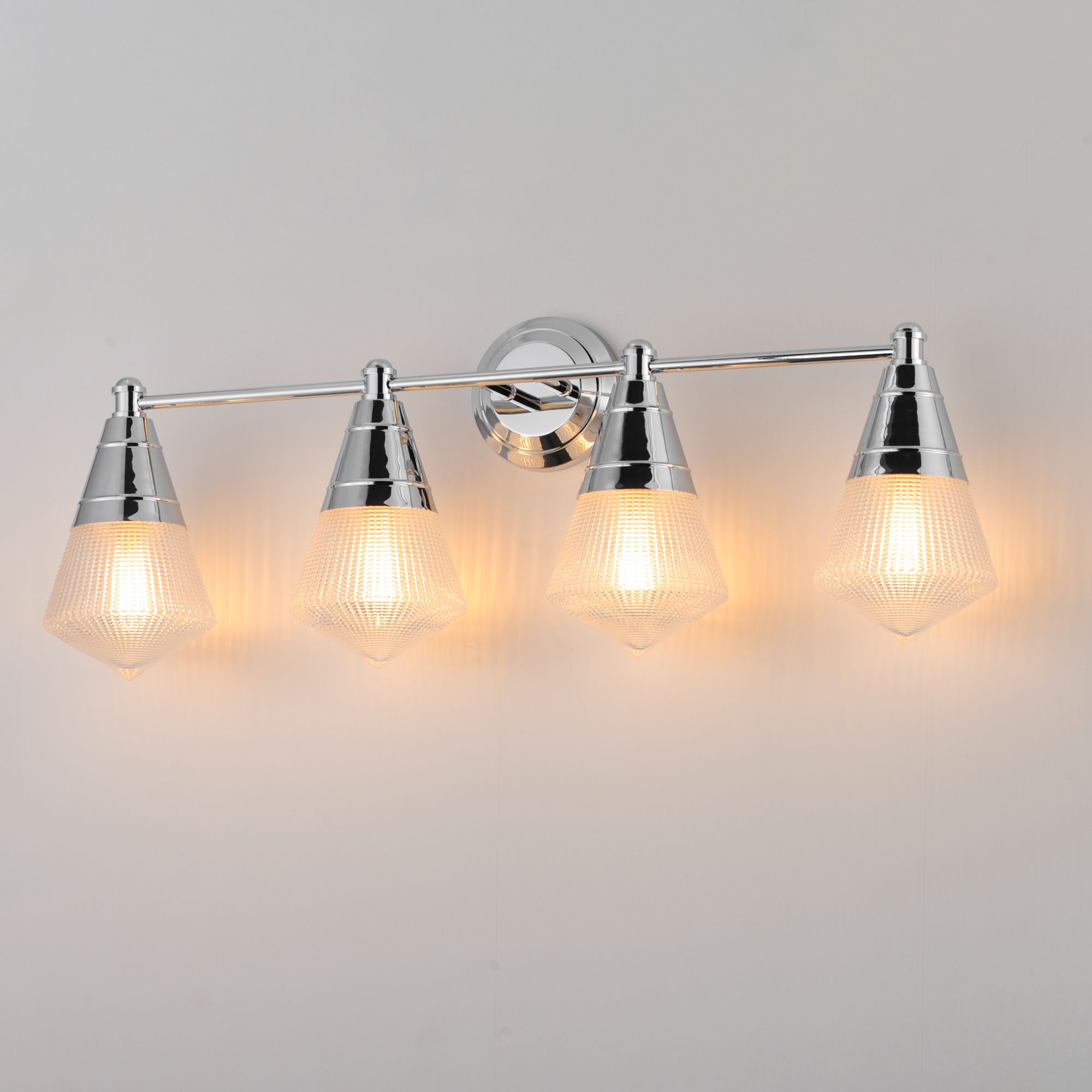 Image 4 Maxim Hargreaves 33 1/4" Wide Polished Chrome 4-Light Bath Vanity more views