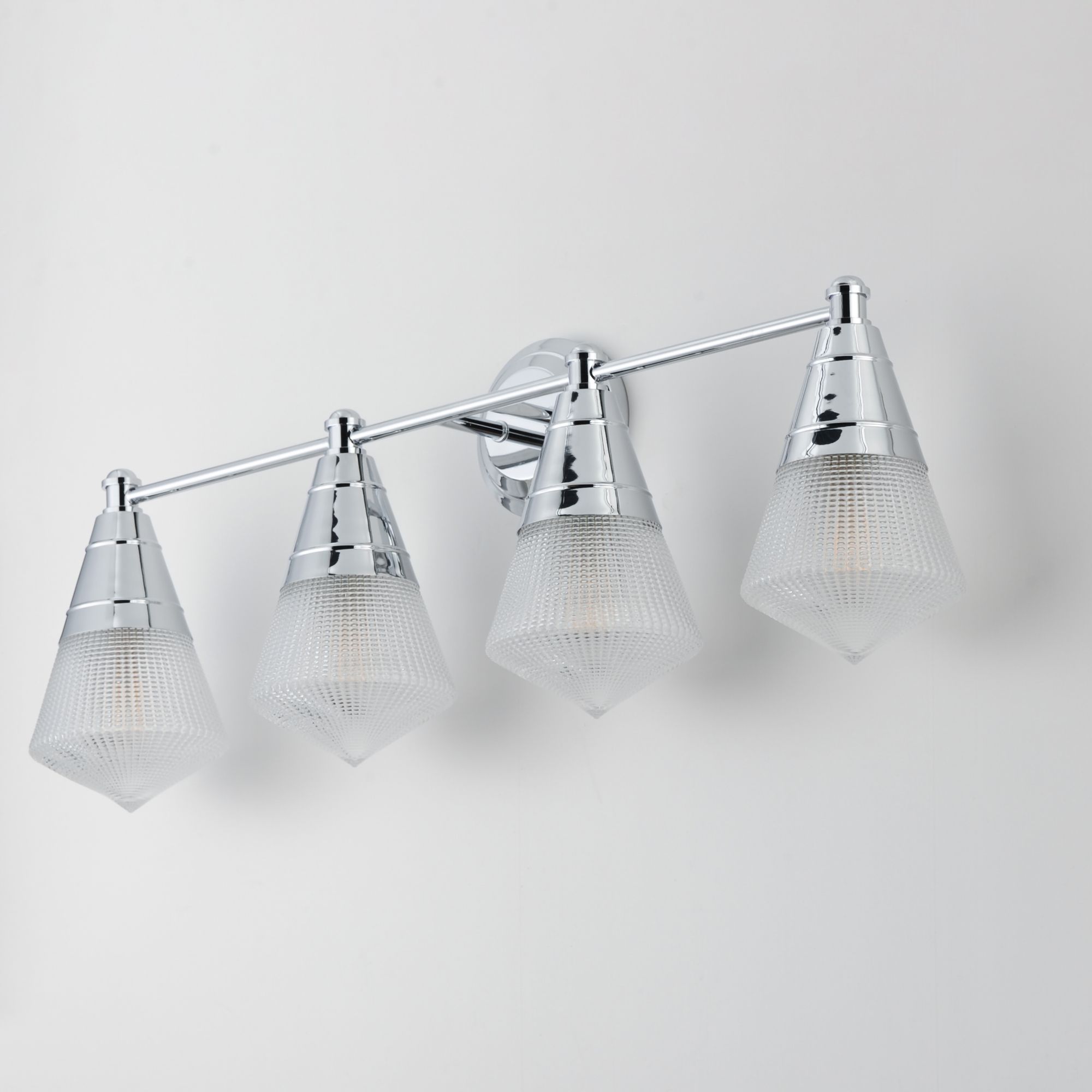 Image 5 Maxim Hargreaves 33 1/4" Wide Polished Chrome 4-Light Bath Vanity more views