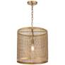 1_Maxim Hatcher 15" Gold Single Pendant