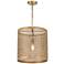 Maxim Hatcher 15" Gold Single Pendant