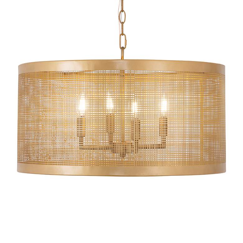 Image 3 Maxim Hatcher 24" Gold 4-Light Pendant more views