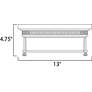 3_Maxim Hi-Bay 13" Wide Modern Industrial Bronze Ceiling Light more views