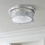 1_Maxim Hi-Bay 13" Wide Modern Industrial Satin Nickel Ceiling Light