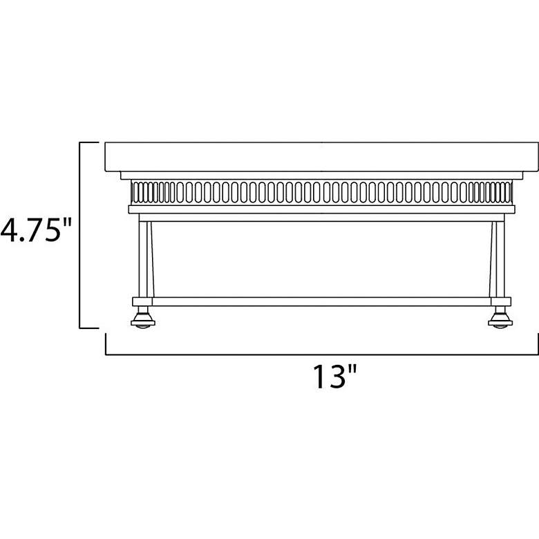 Image 3 Maxim Hi-Bay 13 inch Wide Satin Nickel Ceiling Light more views