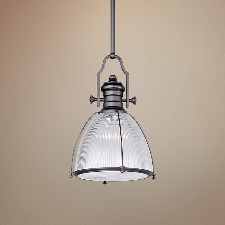 Image 1 Maxim Hi-Bay 14" Wide Bronze Pendant