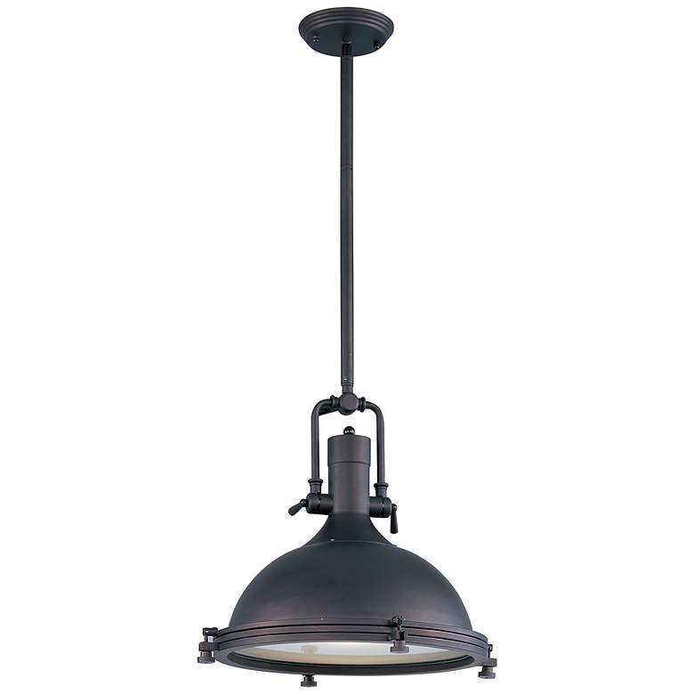 Image 2 Maxim Hi-Bay 17 3/4" Wide Bronze Dome Pendant Light