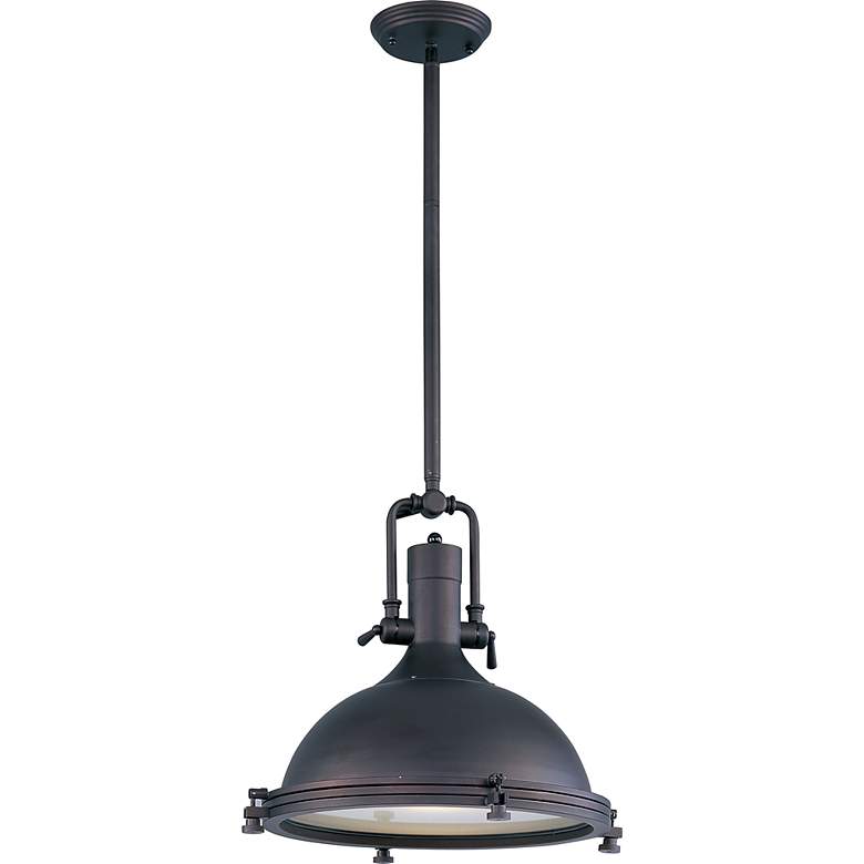 Image 3 Maxim Hi-Bay 17 3/4" Wide Bronze Dome Pendant Light more views