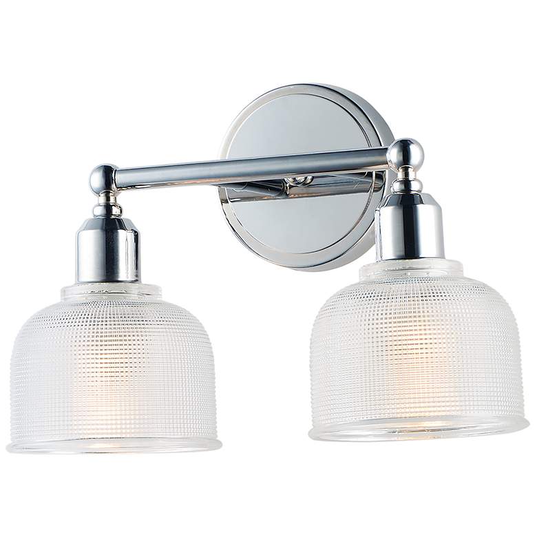 Image 1 Maxim Hollow 14" Wide Modern 2-Light Bath Vanity Light