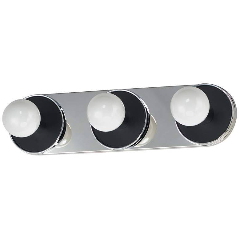 Image 1 Maxim Hollywood 20" Wide Polished Chrome 3-Light Sconce w/ LED Bulb