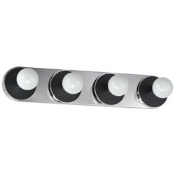 Maxim Hollywood 26 1/2" Wide Chrome 4-Light Sconce w/ LED Bulb