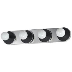Maxim Hollywood 26 1/2" Wide Polished Chrome 4-Light Sconce
