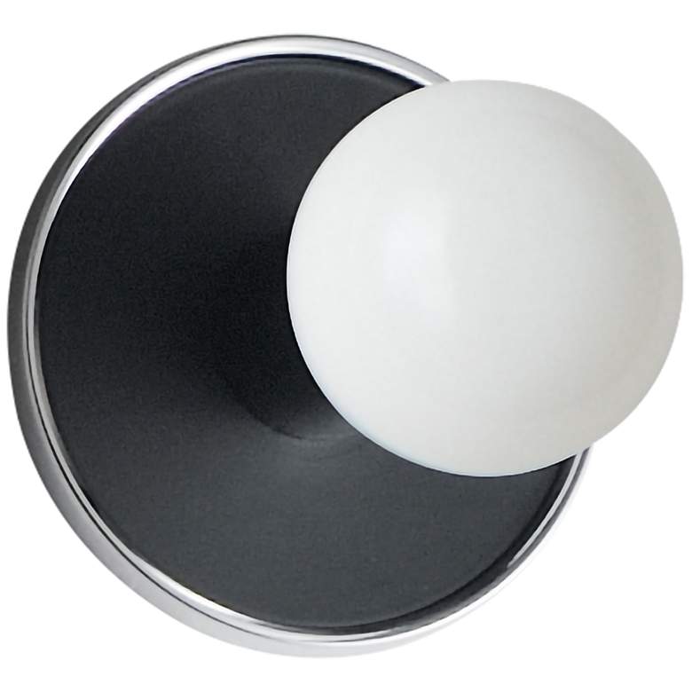 Image 1 Maxim Hollywood 5" Polished Chrome 1-Light Sconce w/ LED Bulb