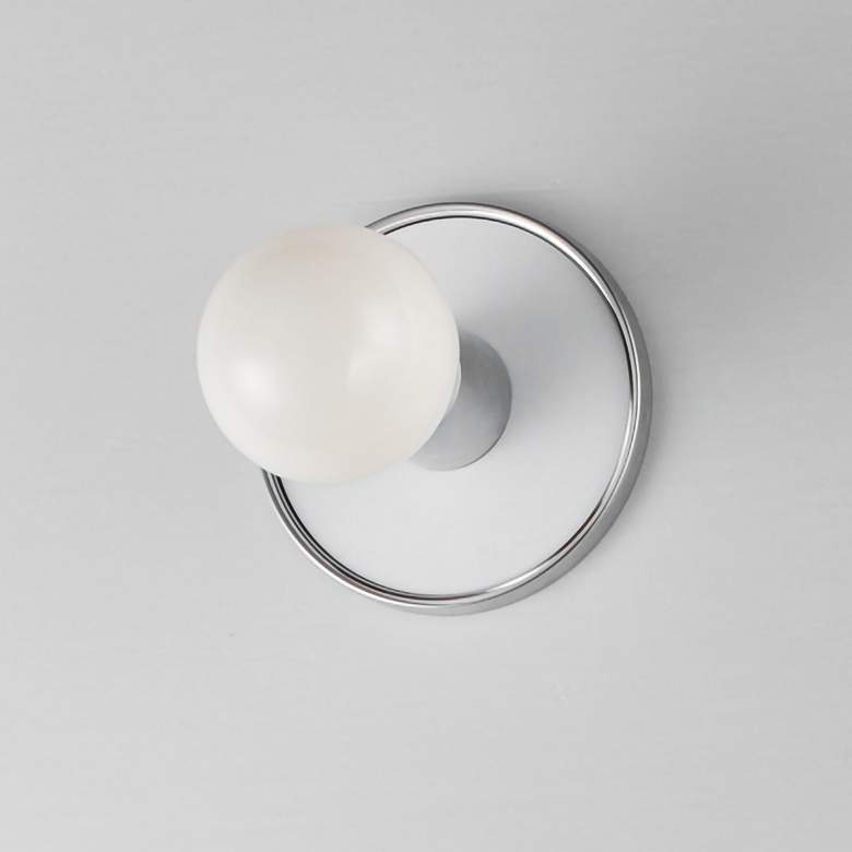 Image 4 Maxim Hollywood 5" Polished Chrome 1-Light Sconce more views