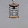 2_Maxim Homestead 10" Wide Black and Driftwood Mini Pendant more views
