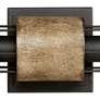 Maxim Homestead 18" Wide Driftwood Black 2-Light Bath Light