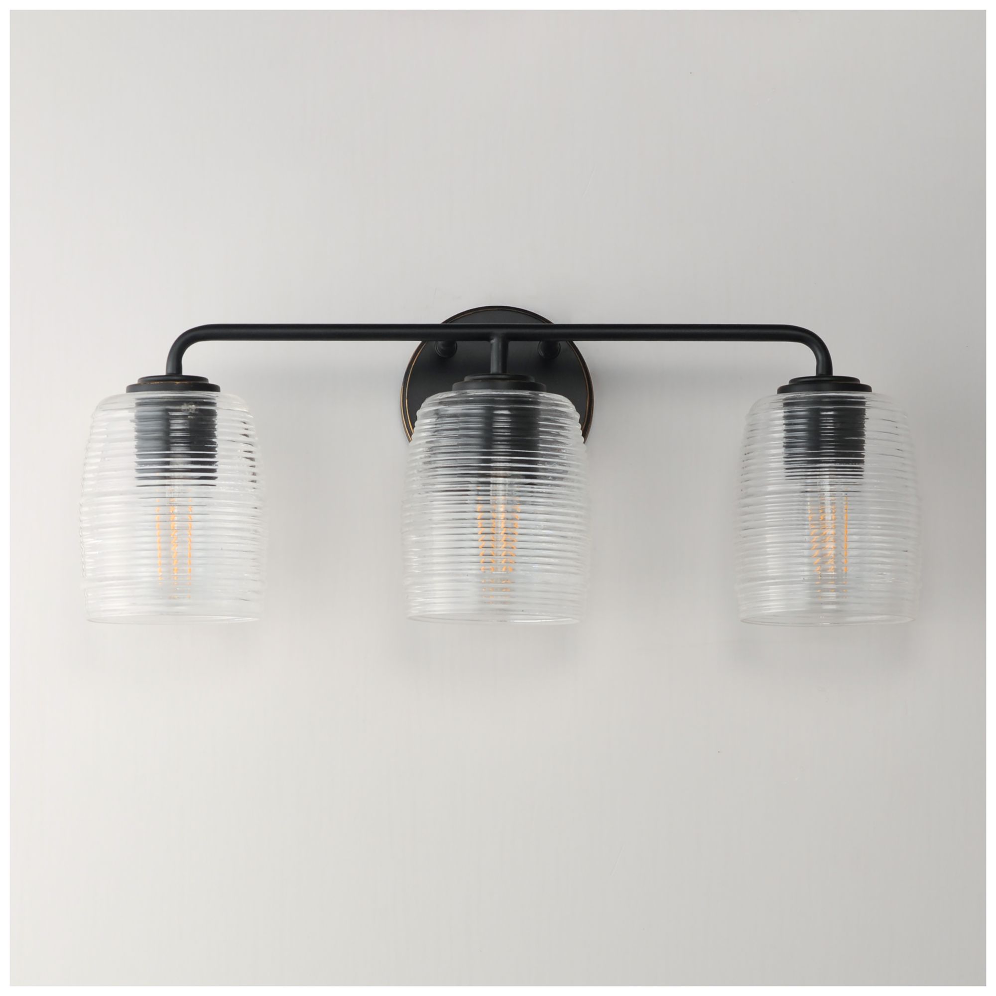 Image 2 Maxim Honey 22" Wide Kentucky Bronze 3-Light Bath Vanity more views