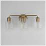 2_Maxim Honey 22" Wide Natural Aged Brass 3-Light Bath Vanity more views