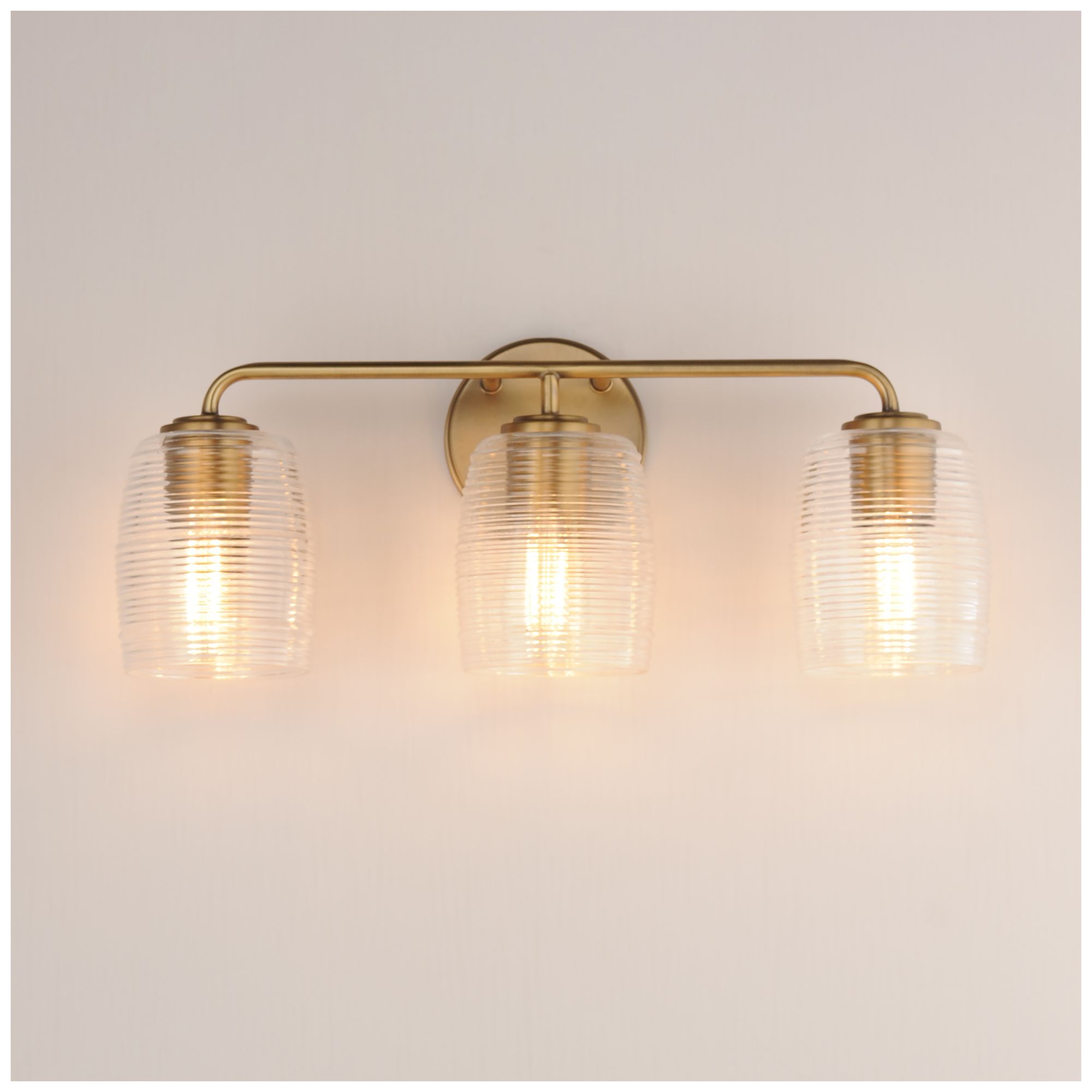 Image 3 Maxim Honey 22" Wide Natural Aged Brass 3-Light Bath Vanity more views