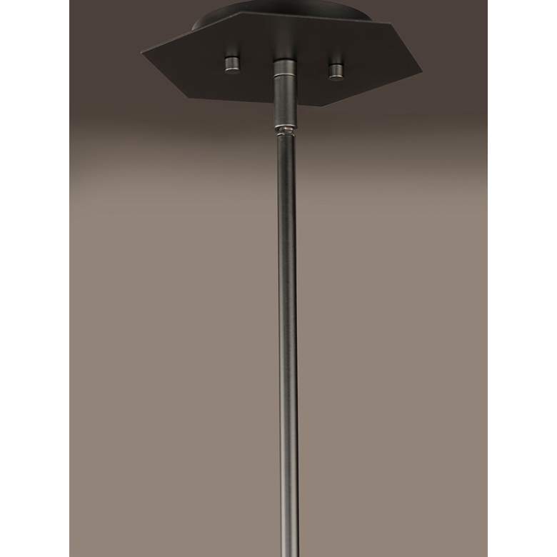 Image 5 Maxim Honeycomb 9" Wide Black Gold LED Geometric Mini-Pendant Light more views
