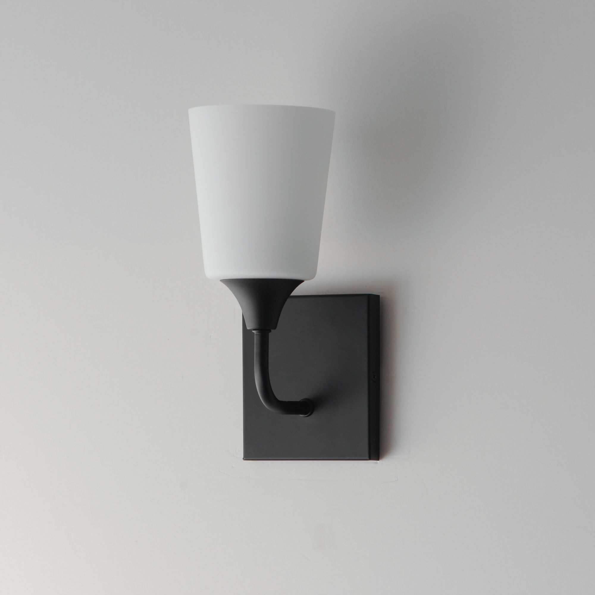 Image 4 Maxim Hudson 11" High White/Black 1-Light Sconce more views