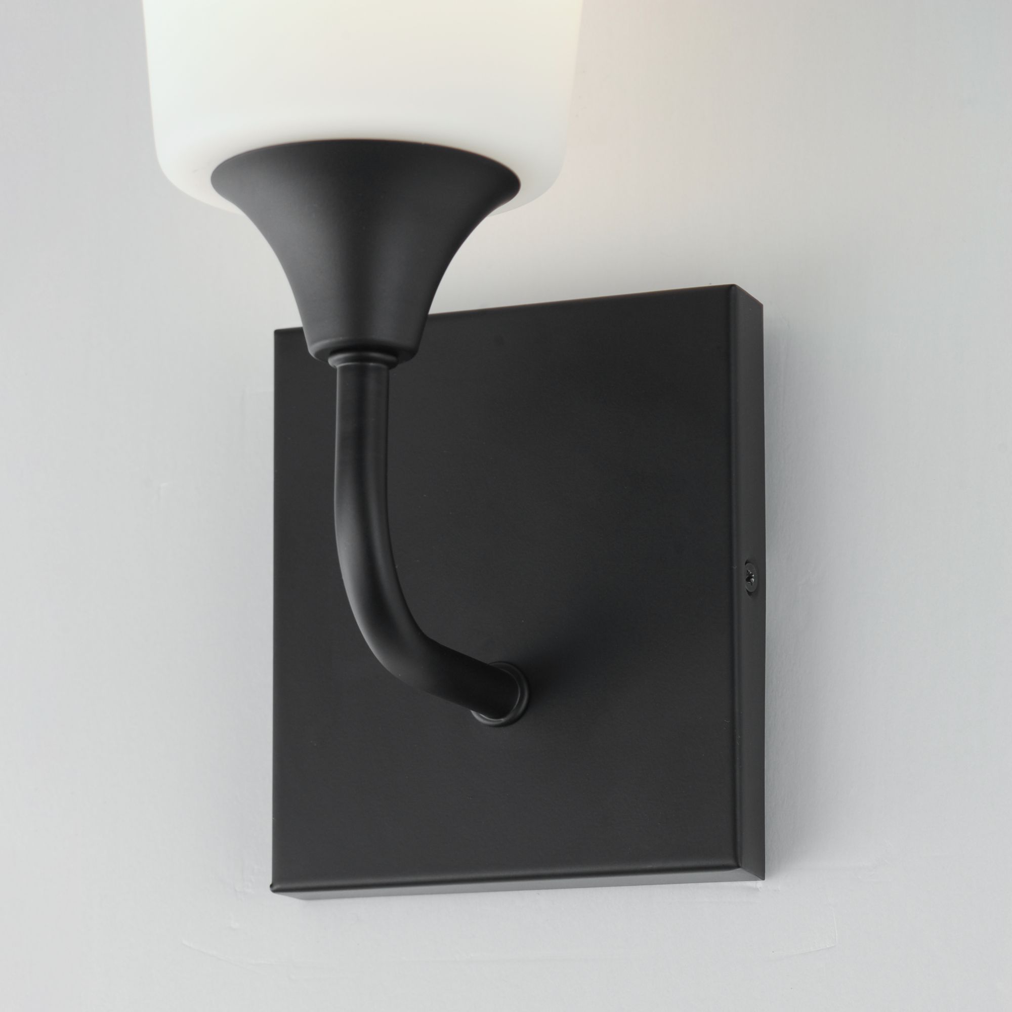 Image 6 Maxim Hudson 11" High White/Black 1-Light Sconce more views