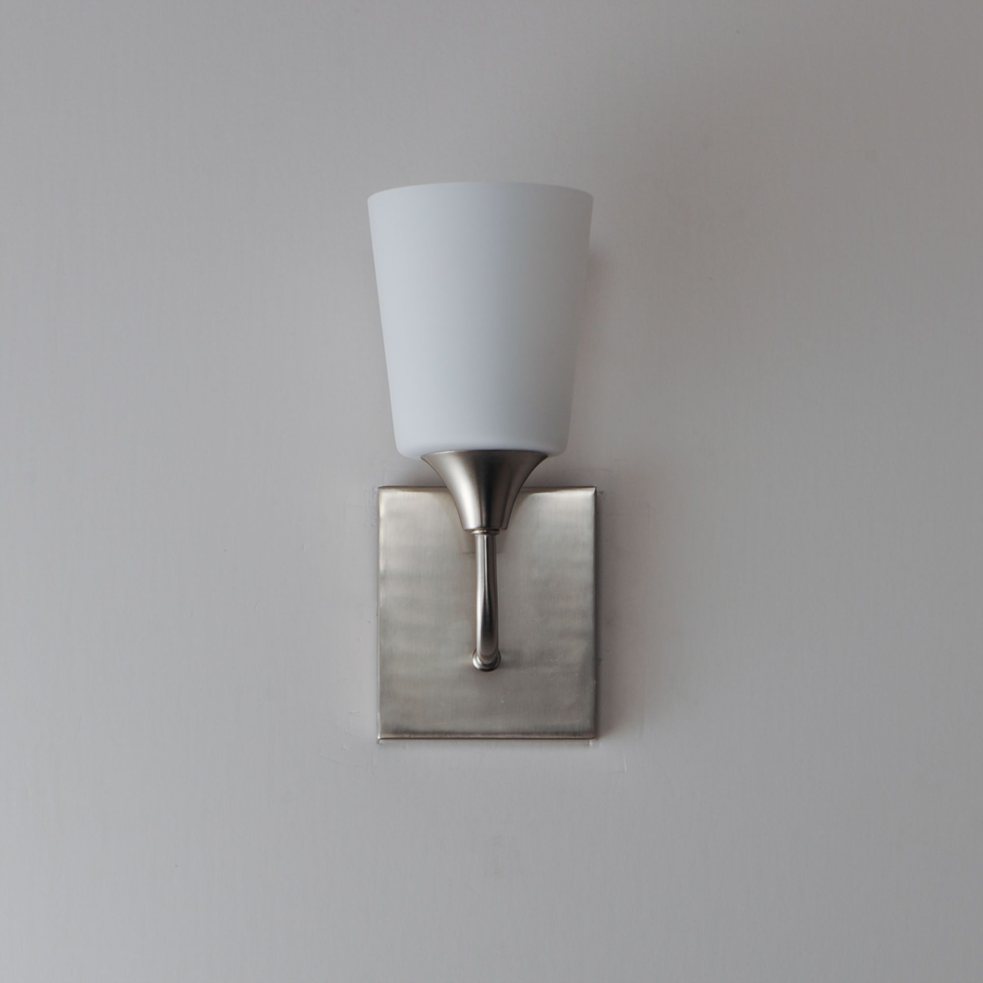 Image 3 Maxim Hudson 11" High White/Satin Nickel 1-Light Sconce more views