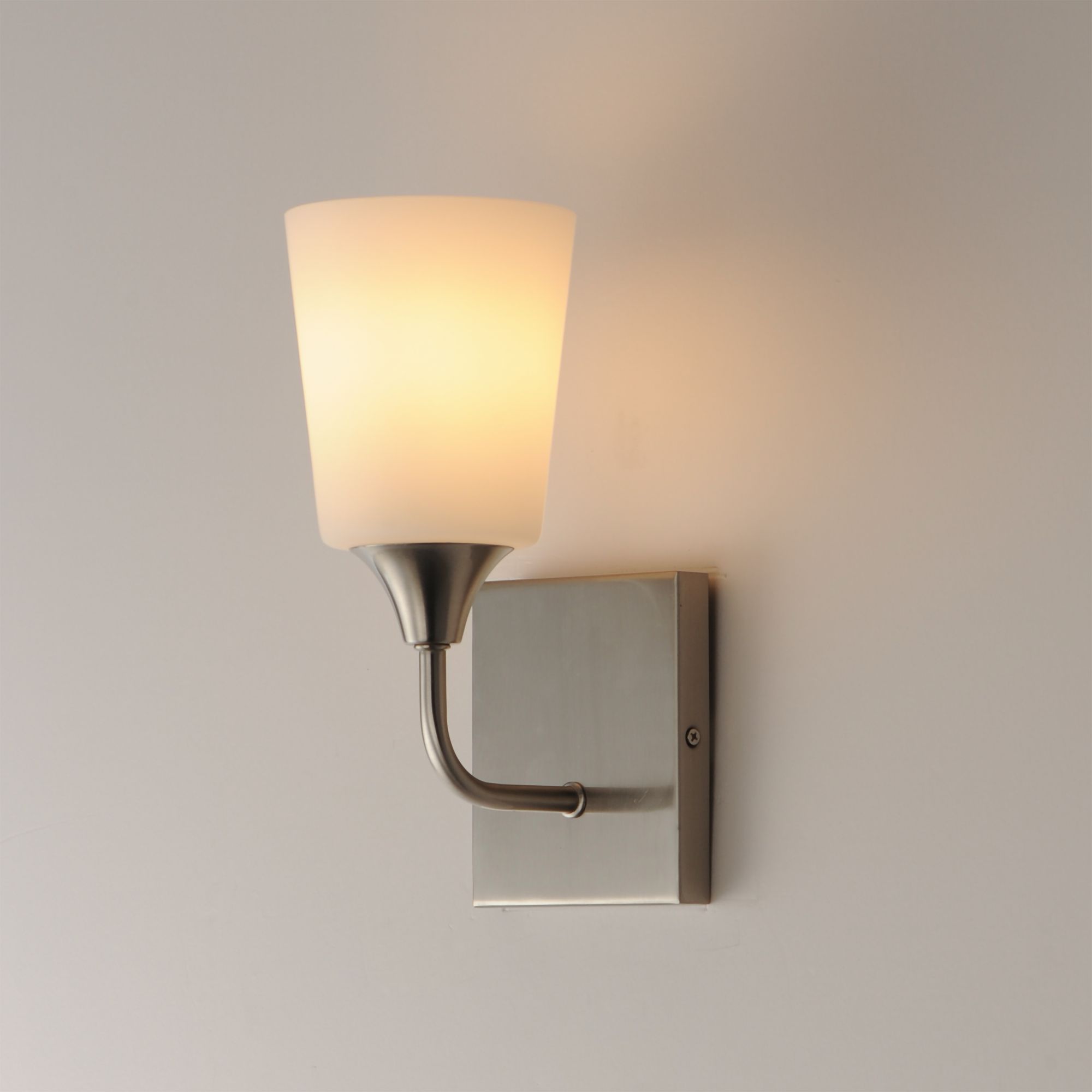 Image 5 Maxim Hudson 11" High White/Satin Nickel 1-Light Sconce more views
