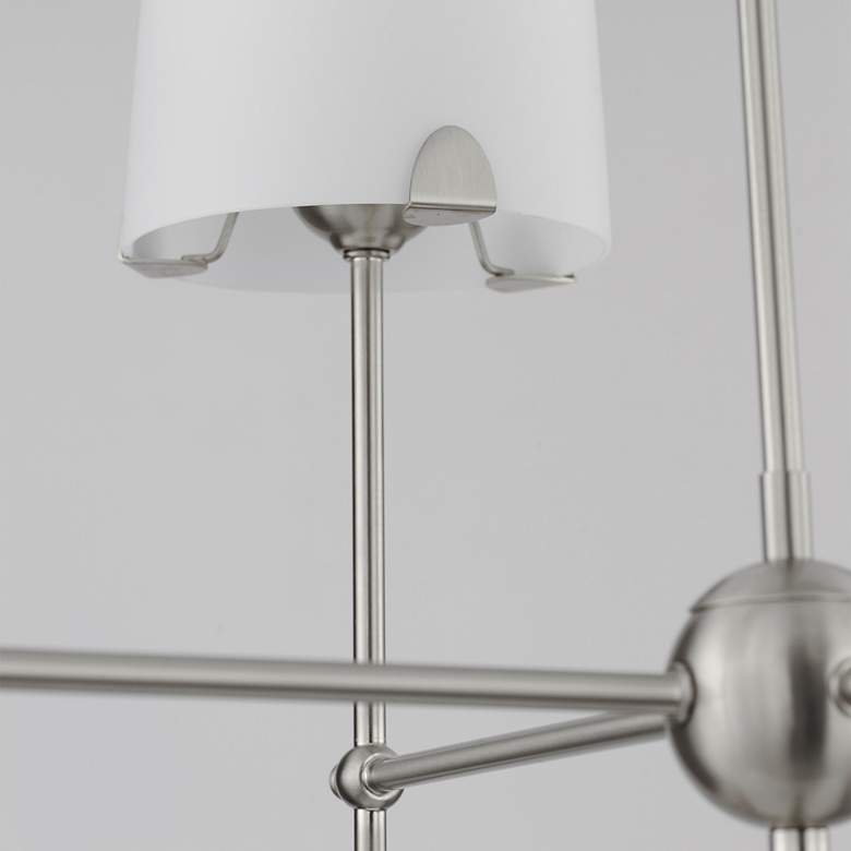 Image 2 Maxim Huntington 26" Wide Satin Nickel 4-Light Chandelier more views