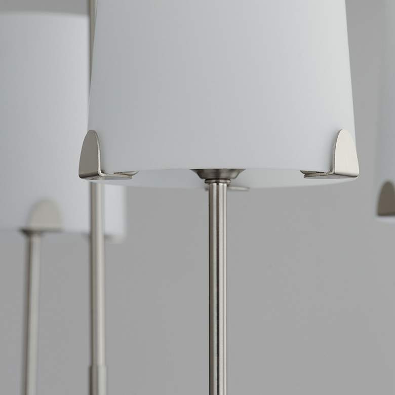 Image 6 Maxim Huntington 26" Wide Satin Nickel 4-Light Chandelier more views