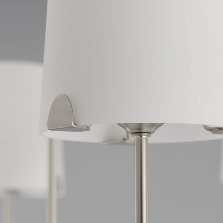 Image 7 Maxim Huntington 34" Wide Satin Nickel 6-Light Chandelier more views