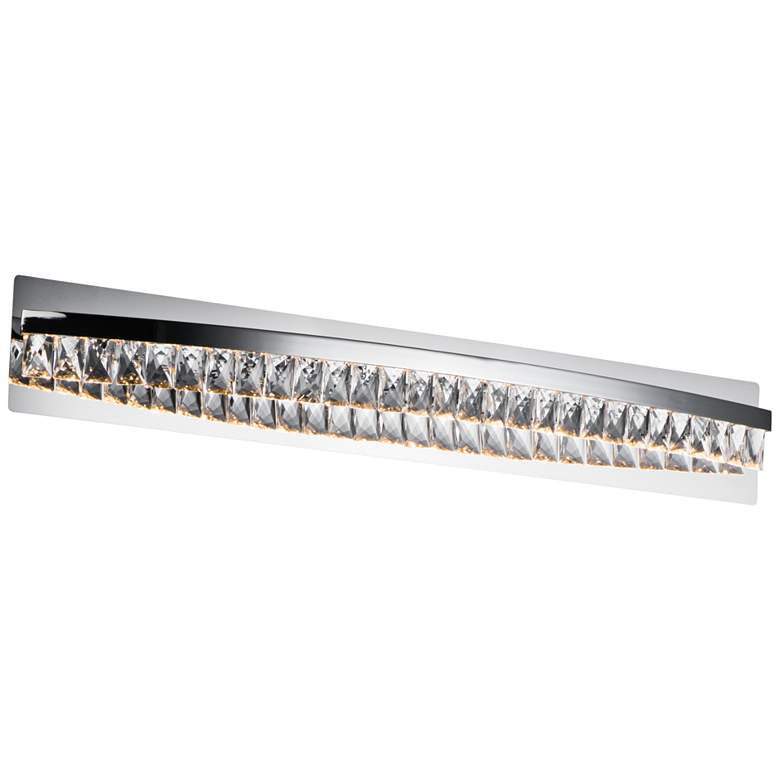 Image 1 Maxim Icycle 35 1/4" Wide Polished Chrome LED Bath Light