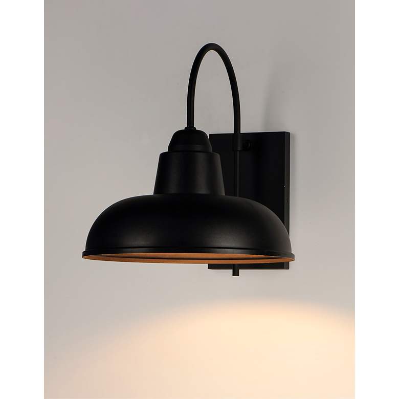 Image 3 Maxim Industrial 15 3/4" High Black Outdoor Wall Light more views