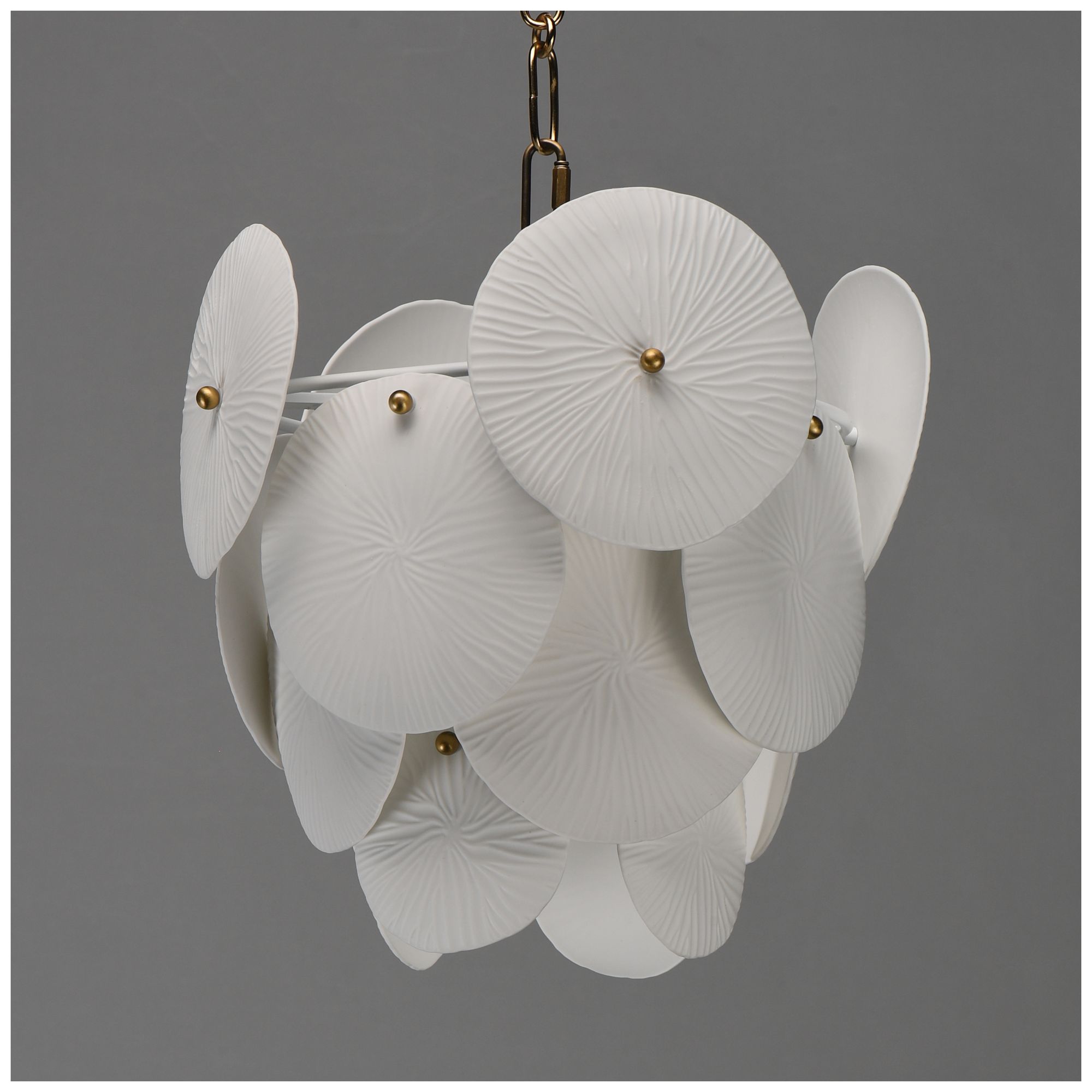 Image 3 Maxim Isla 12" Wide White/Natural Aged Brass 1-Light Pendant more views