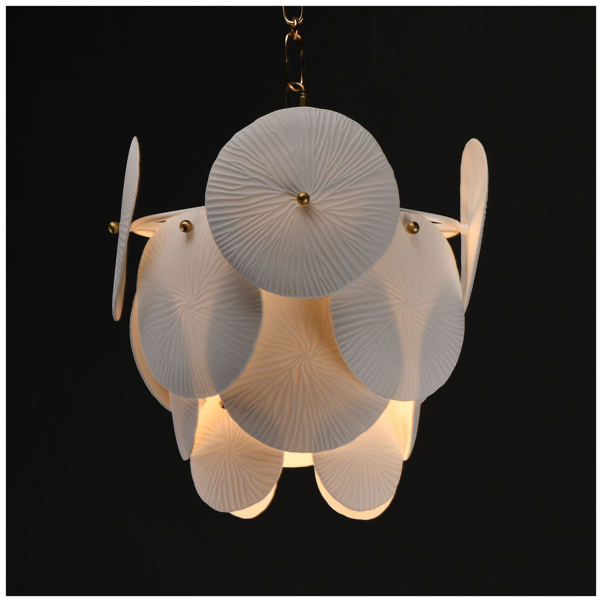 Image 4 Maxim Isla 12" Wide White/Natural Aged Brass 1-Light Pendant more views