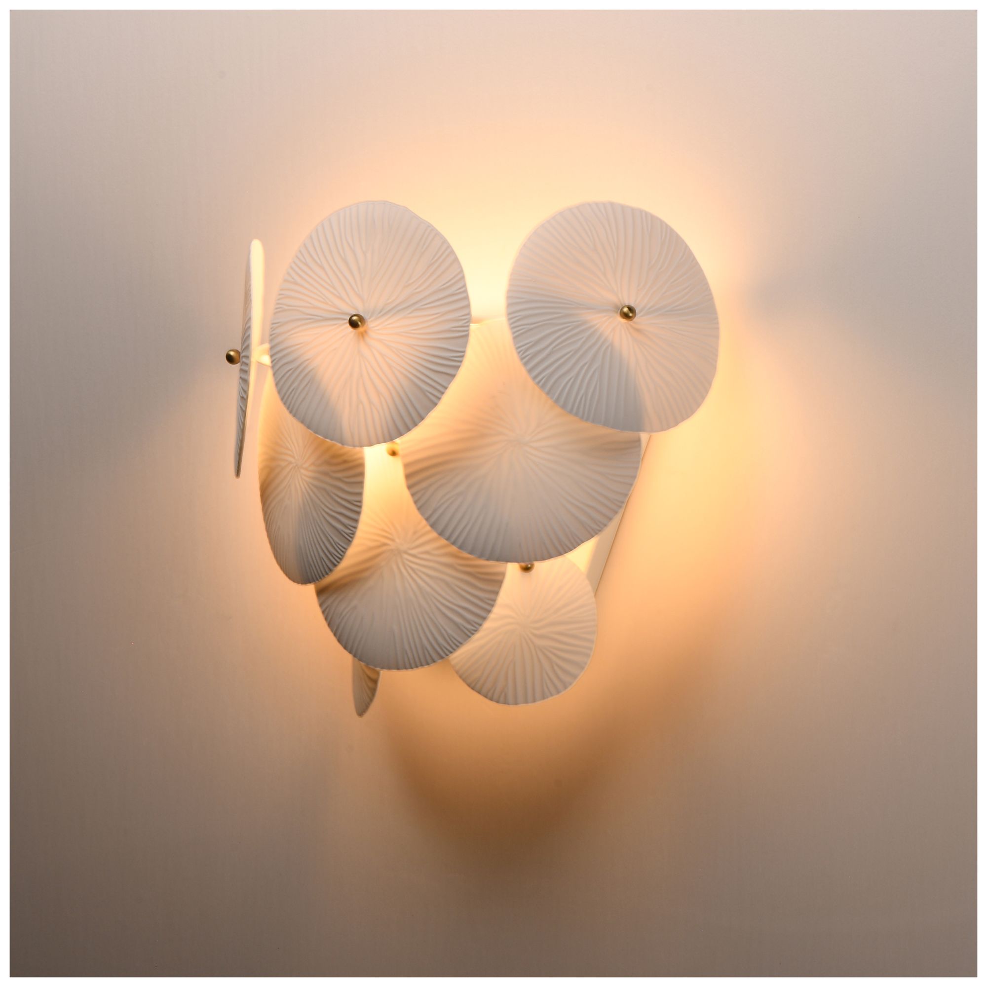 Image 5 Maxim Isla 13" High White/Natural Aged Brass 1-Light Sconce more views