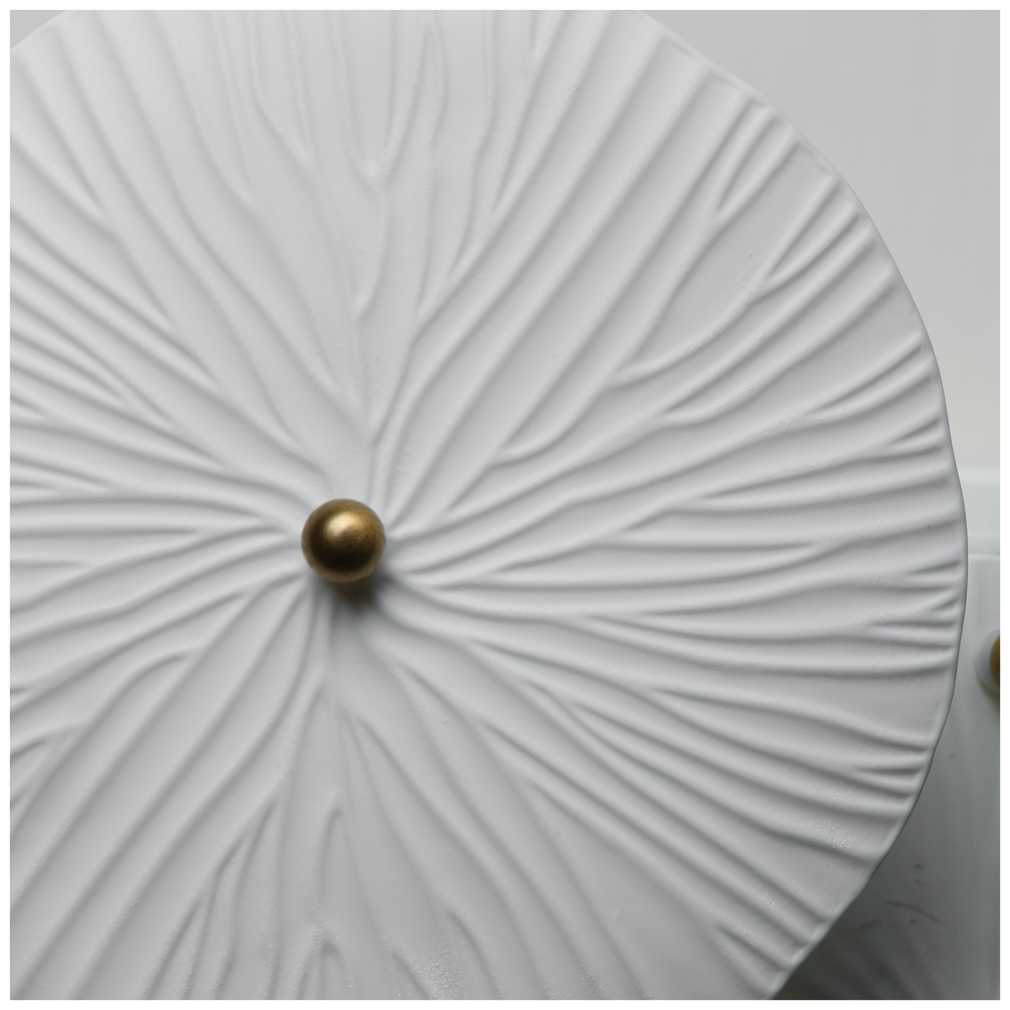 Image 7 Maxim Isla 13" High White/Natural Aged Brass 1-Light Sconce more views