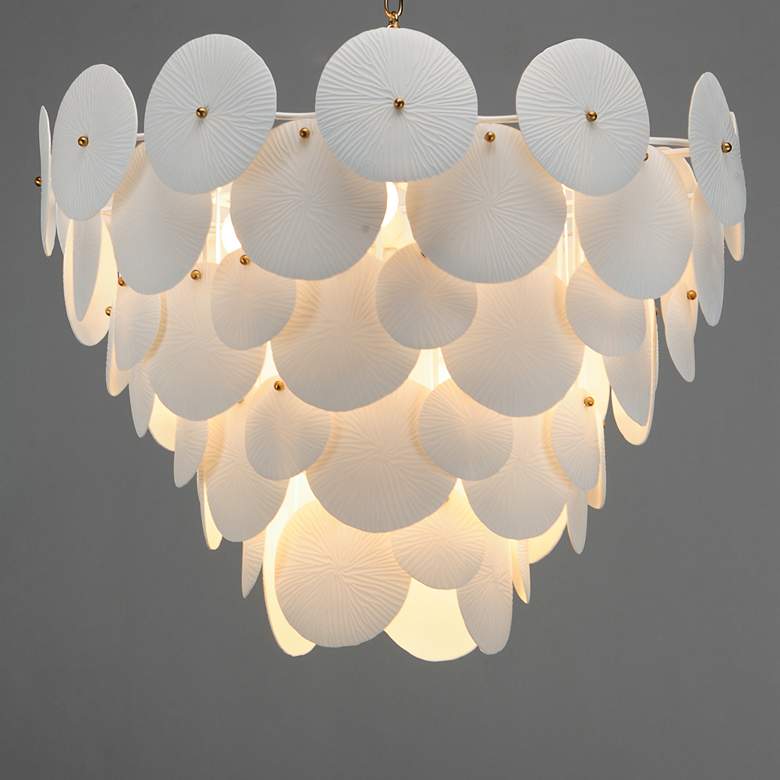 Image 2 Maxim Isla 29" Wide Natural Aged Brass 8-Light Pendant more views